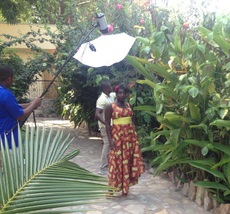 Akua's photoshoot with Ovation magazine