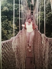 Akua walks the canopy at Kakum National Park