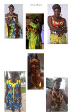 Akua in her trademark African fashion