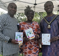 Akua with the Mayor of Southwark